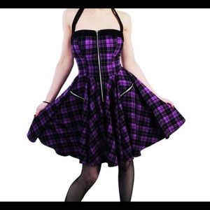 Hell bunny purple dress